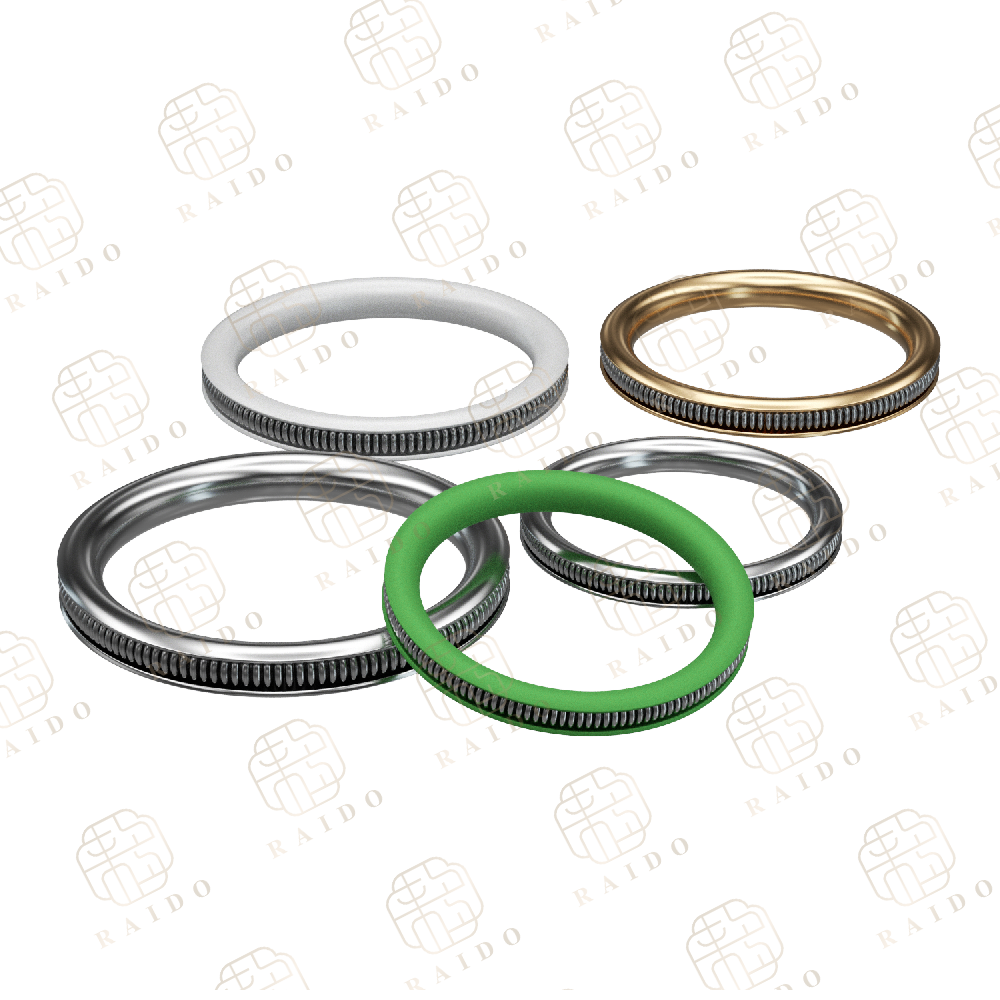 Raido外徑開(kāi)口夾彈簧金屬C形密封環(huán)
